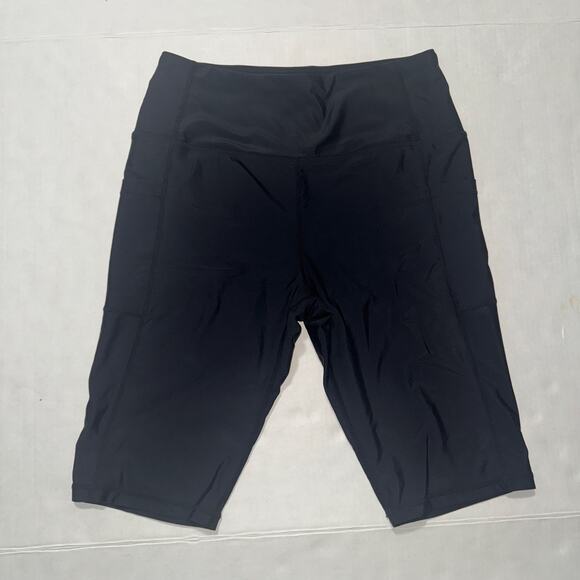 Santiny Womens Size L High Waisted Swim Surfing Vacation Summer Pockets Shorts - Picture 1 of 9